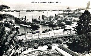 Oran - Vue sur le Port - 1913